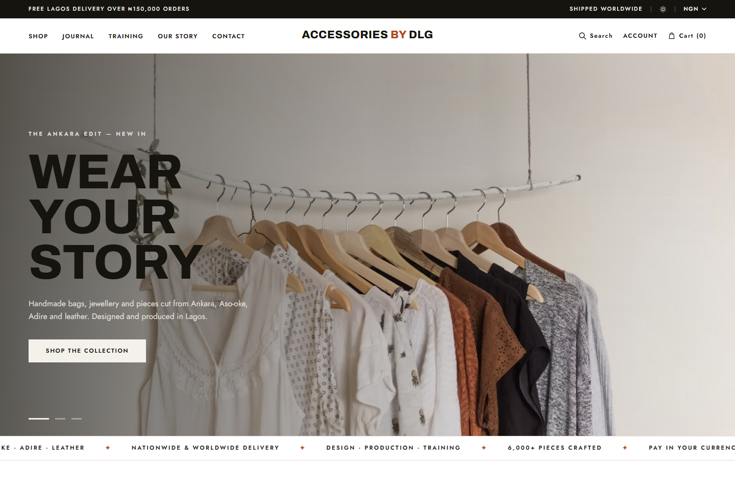 Screenshot of Accessories by DLG